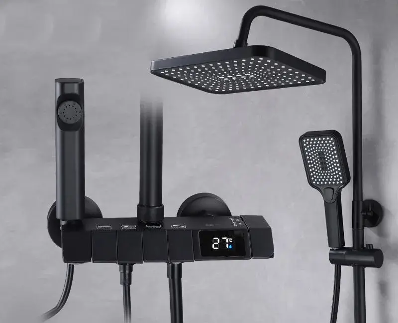 Set de dus Art Flame Orfei 8002 (Black Matte)