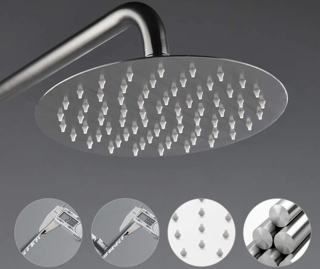 Set de dus Champion SAP-009-J (Inox)