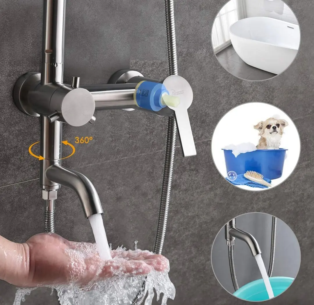 Set de dus Champion SAP-009-J (Inox)