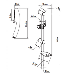 Душевой гарнитур Creavit SH415 Thumb