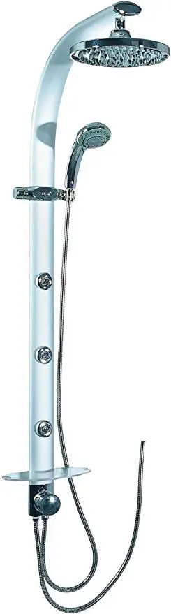 Душевая система Dusar Rain de Lux (Aluminum Matt/Chrome)