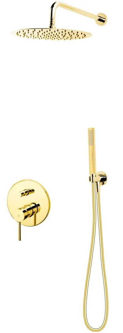 Душевой гарнитур F-Design Flusso Gold FD1-FLS-7PSET1-55 (Golden)