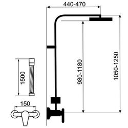 Set de dus Ferro Edge SET069/36.0 (Chrome) Thumb