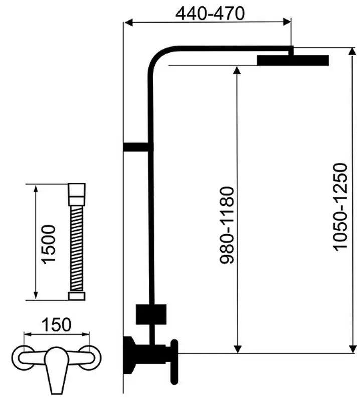 Set de dus Ferro Edge SET069/36.0 (Chrome) - 2