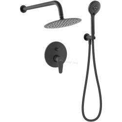 Душевой гарнитур Ferro Algeo BAG7PBL-SET1-S (Black) Thumb