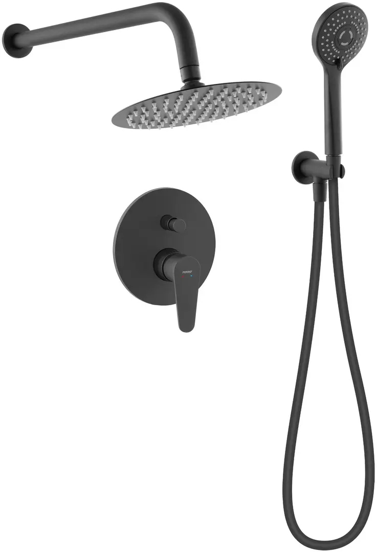 Душевой гарнитур Ferro Algeo BAG7PBL-SET1-S (Black)