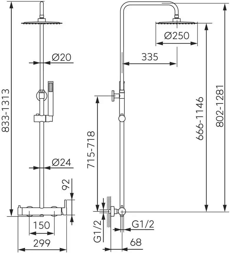 Set de dus Ferro Ciriculus NP85-BCK7UGM (Gun Metal) - 3