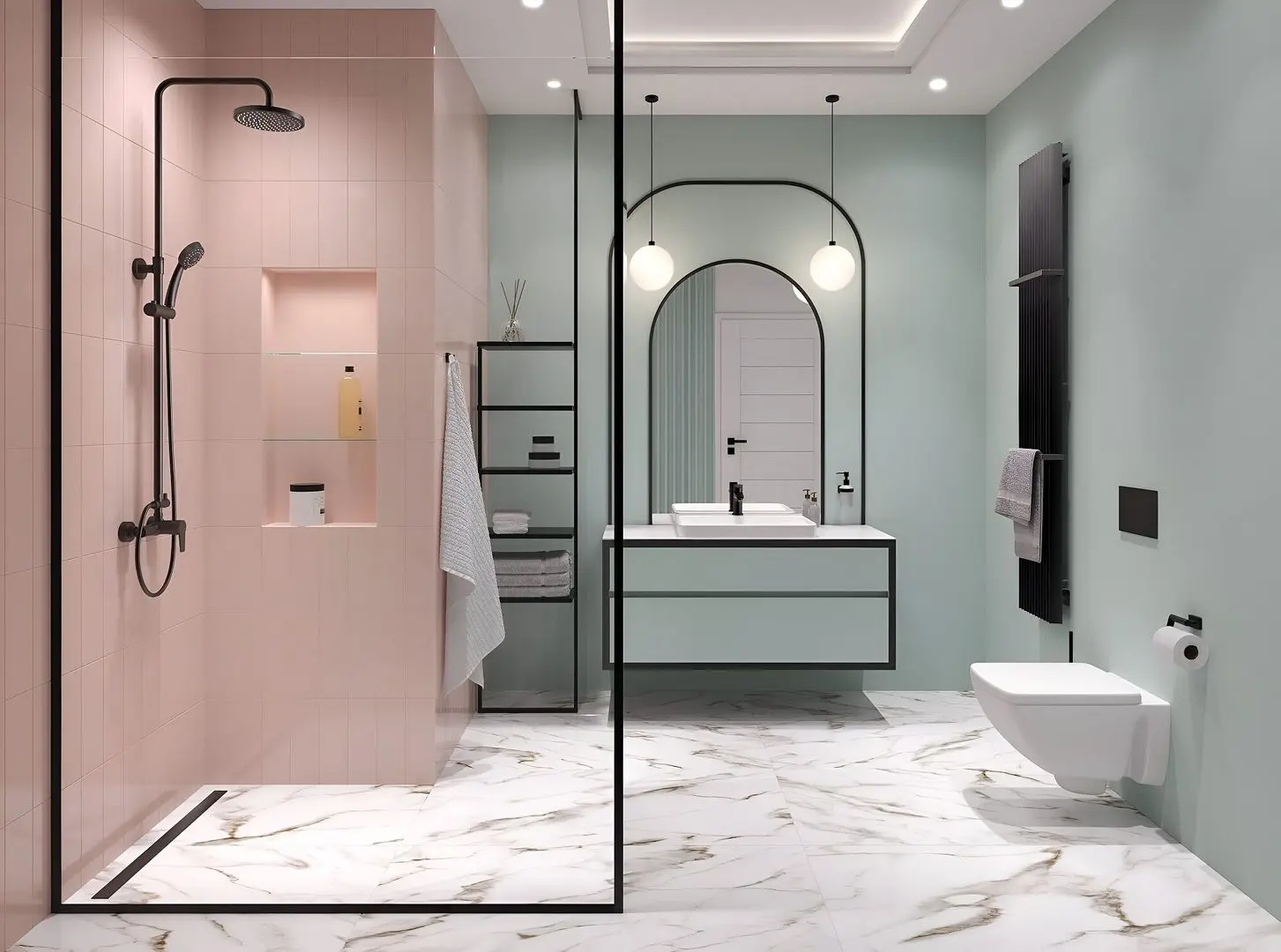 Set de dus Ferro Ritto NP84-BTR7U (Chrome)