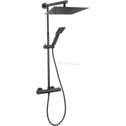 Душевой гарнитур Ferro Trevi NP75SQ-TRV7U-BL  (Matt Black)