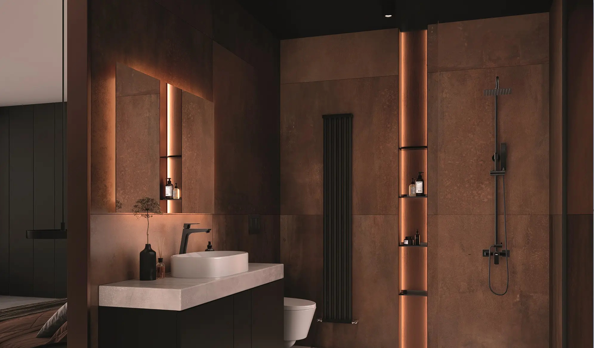 Set de dus Ferro Vitto Verdeline NP81-BVI7UVL-GM (Gun Metal)