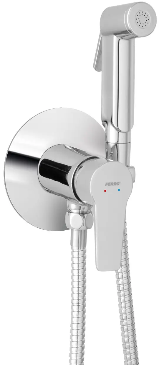Смеситель с гигиеническим душем Ferro Ritto BTR66P (Chrome)