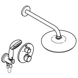 Set de dus Grohe Grohtherm 34727000 (Chrome) Thumb