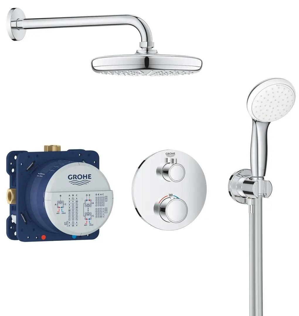 Set de dus Grohe Grohtherm 34727000 (Chrome)