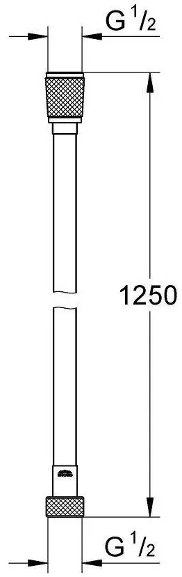 Furtun de duș Grohe Silverflex 28362000 (Chrome) - 2