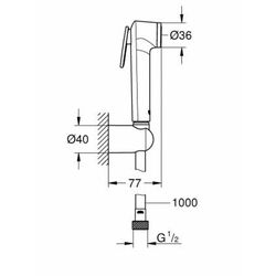 Dus igienic Grohe Tempesta-F Trigger 30 26352000 (Chrome) Thumb