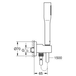 Dus de mana Grohe Euphoria Cosmopolitan 26404000 (Chrome) Thumb