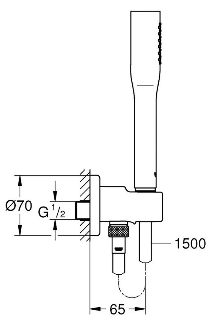 Dus de mana Grohe Euphoria Cosmopolitan 26404000 (Chrome) - 3