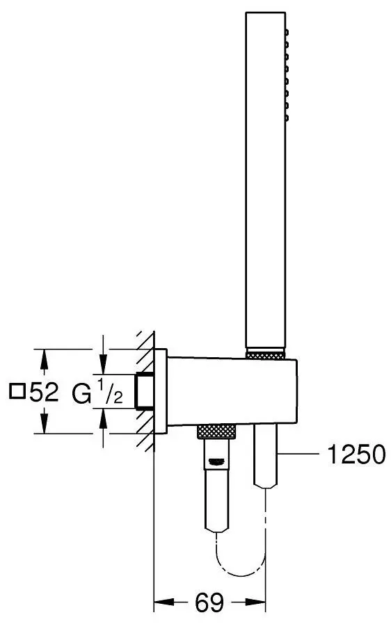Dus de mana Grohe Euphoria Cube Stick 26405000 (Chrome) - 4