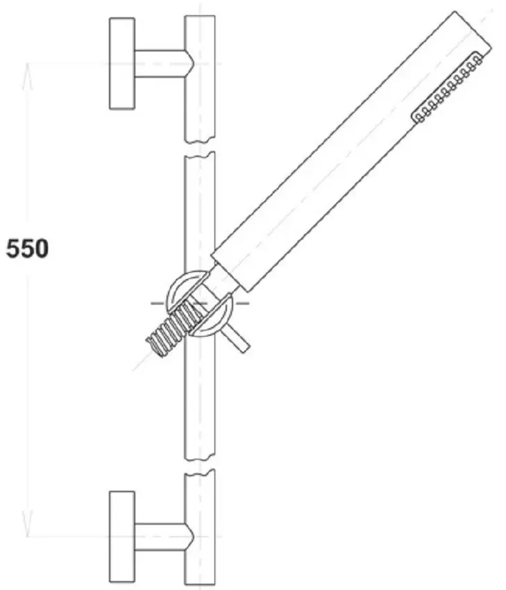 Душевая стойка Herz Fresh e13 UH12452  (Chrome)