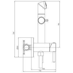 Гигиенический душ Herz Fresh UH00359 (Chrome) Thumb