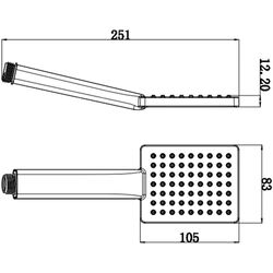 Dus de mana Herz SQ a53 UH12040 (Chrome) Thumb