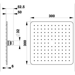 Dus de sus Herz Tropic Rain a40 UH12109 (Chrome) Thumb