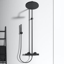 Душевой гарнитур Ideal Standard Ceratherm T25 BC748XG (Black) Thumb