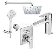 Set de dus Ideal Standard Esla BD002XC (Chrome)