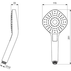 Душевой гарнитур Ideal Standard Idealrain Evo B2238AA (Chrome) Thumb