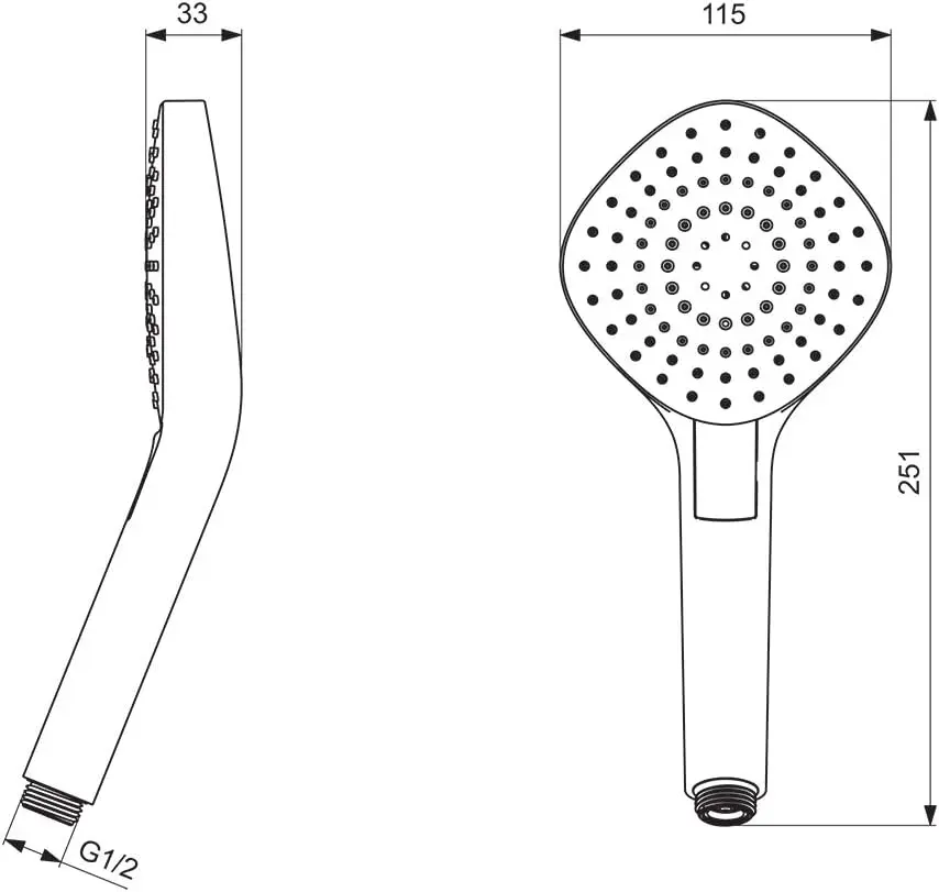 Душевой гарнитур Ideal Standard Idealrain Evo B2238AA (Chrome) - 7