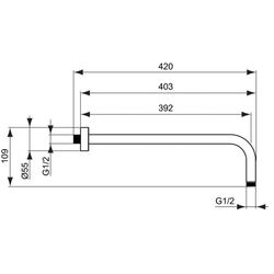 Душевой гарнитур Ideal Standard Alpha BD003AA (Chrome) Thumb