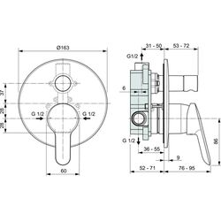 Душевой гарнитур Ideal Standard Alpha BD003AA (Chrome) Thumb
