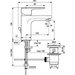 Душевой гарнитур Ideal Standard Ceraplan III BD005AA (Chrome) Thumb