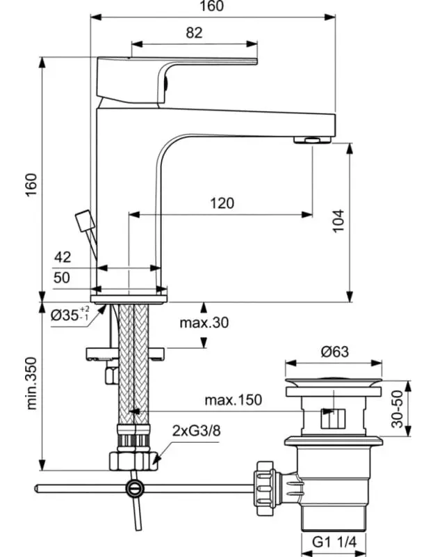 Душевой гарнитур Ideal Standard Esla BC264AA (Chrome) - 6