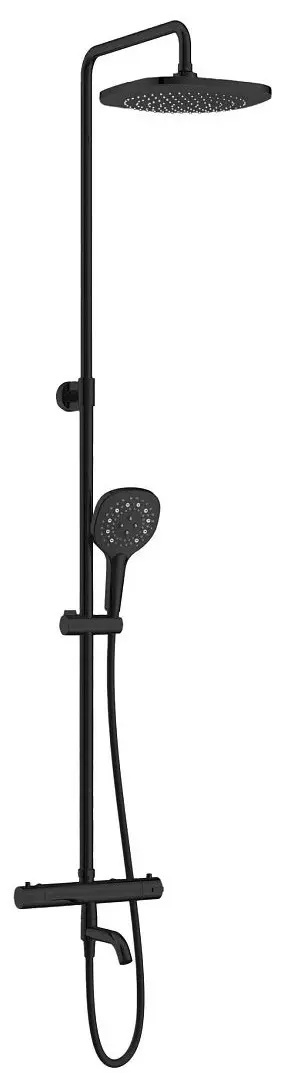 Душевой гарнитур Imprese Centrum SQ T-10262SQ (Black Matte)