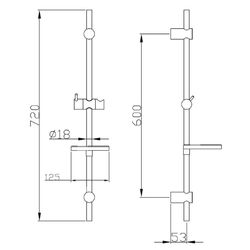 Душевой гарнитур Imprese Kit21082 (Chrome) Thumb