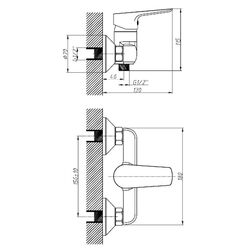 Душевой гарнитур Imprese Kit21082 (Chrome) Thumb