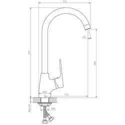 Душевой гарнитур Imprese Kit300921 (Chrome) Thumb