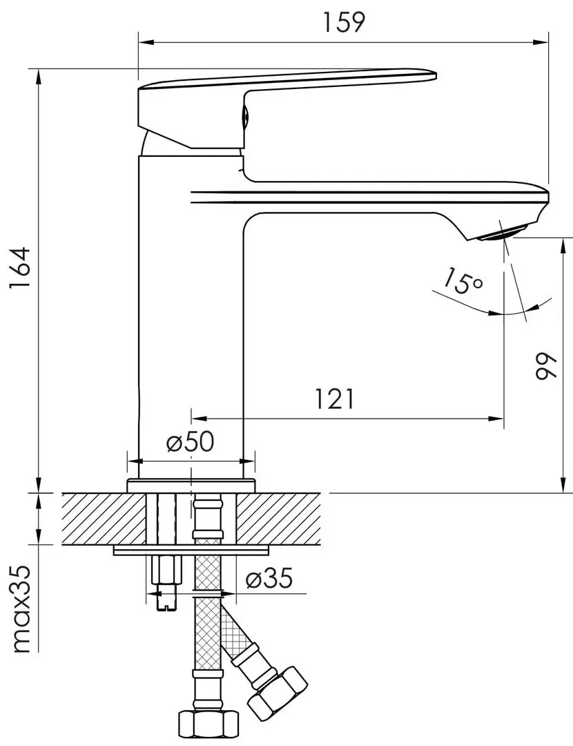 Душевой гарнитур Imprese Kit30093 (Chrome) - 7