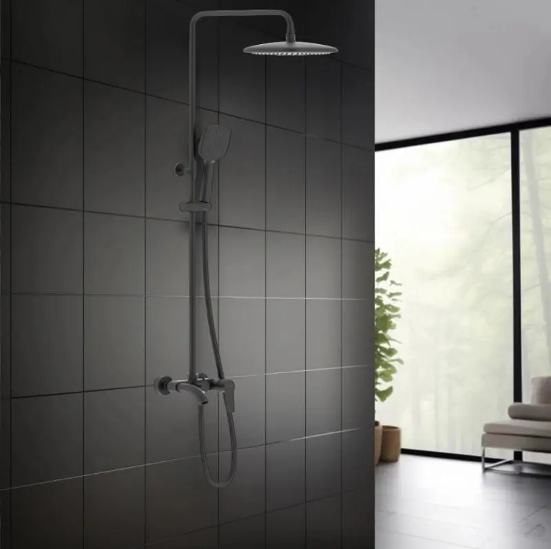 Душевой гарнитур Imprese Kucera t030B03410SR (Black Matte)