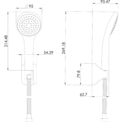 Set de dus Imprese Modus f03808210SP (Black Matte) Thumb