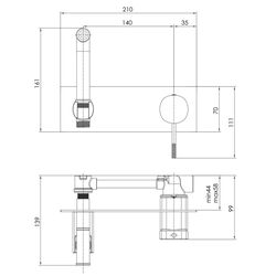 Гигиенический душ Imprese Brenta ZMK071901122 (Chrome) Thumb