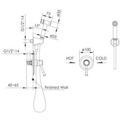 Гигиенический душ Imprese Podzima Zrala ZMK02170812 (Black) Thumb