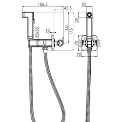 Dus igienic Imprese Violik f03710801AA (Chrome) Thumb