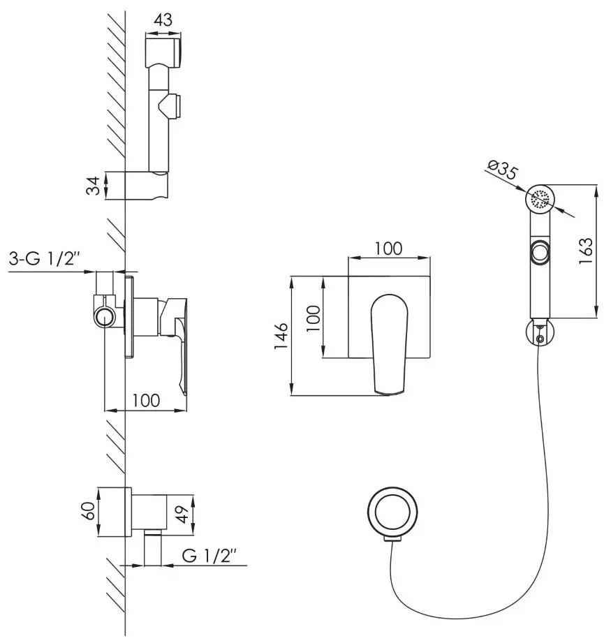 Dus igienic Imprese Vyskov VR15340Z-BT (Chrome)
