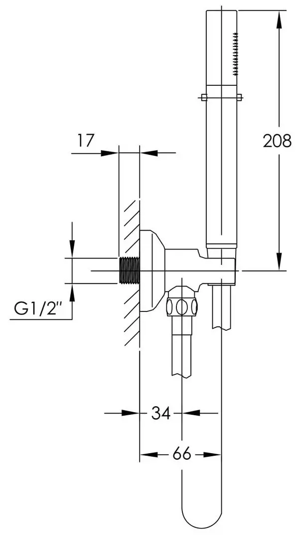 Ручной душ Imprese Smart Click ZMK101901218 (Black)