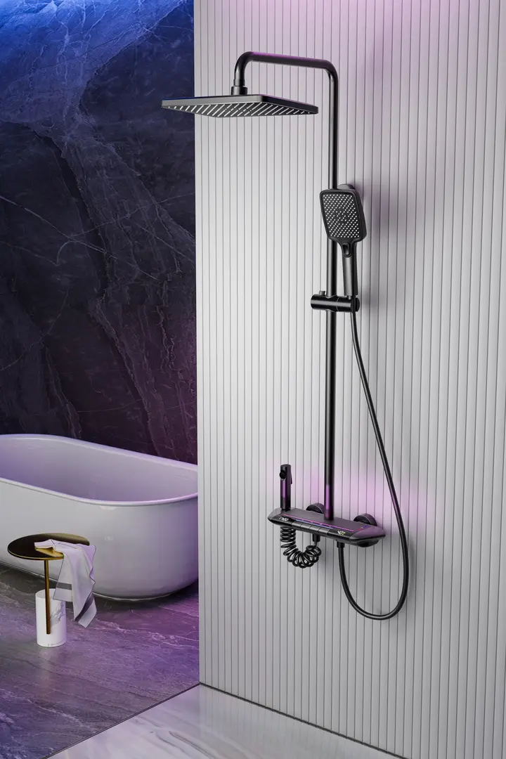 Душевой гарнитур iSink S2 (Black Matte)