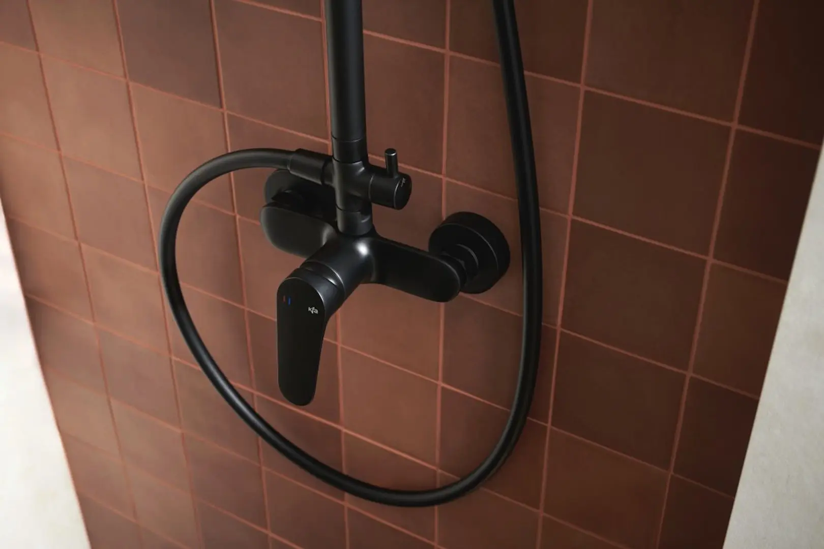 Душевой гарнитур KFA Armatura Otava 5556-910-81 (Black)