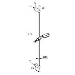 Душевая стойка Kludi Logo 1S (6819005-00) Thumb