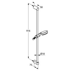 Душевая стойка Kludi Logo 3S (6839005-00) Thumb